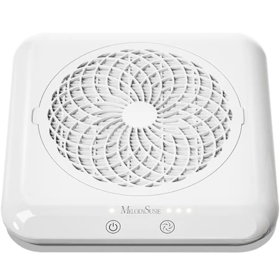 

Professional Nail Dust Collector with Max Suction Power 4500RPM Nail Vacuum Fan with 3 Suction Modes Touch Control 360-Degree C