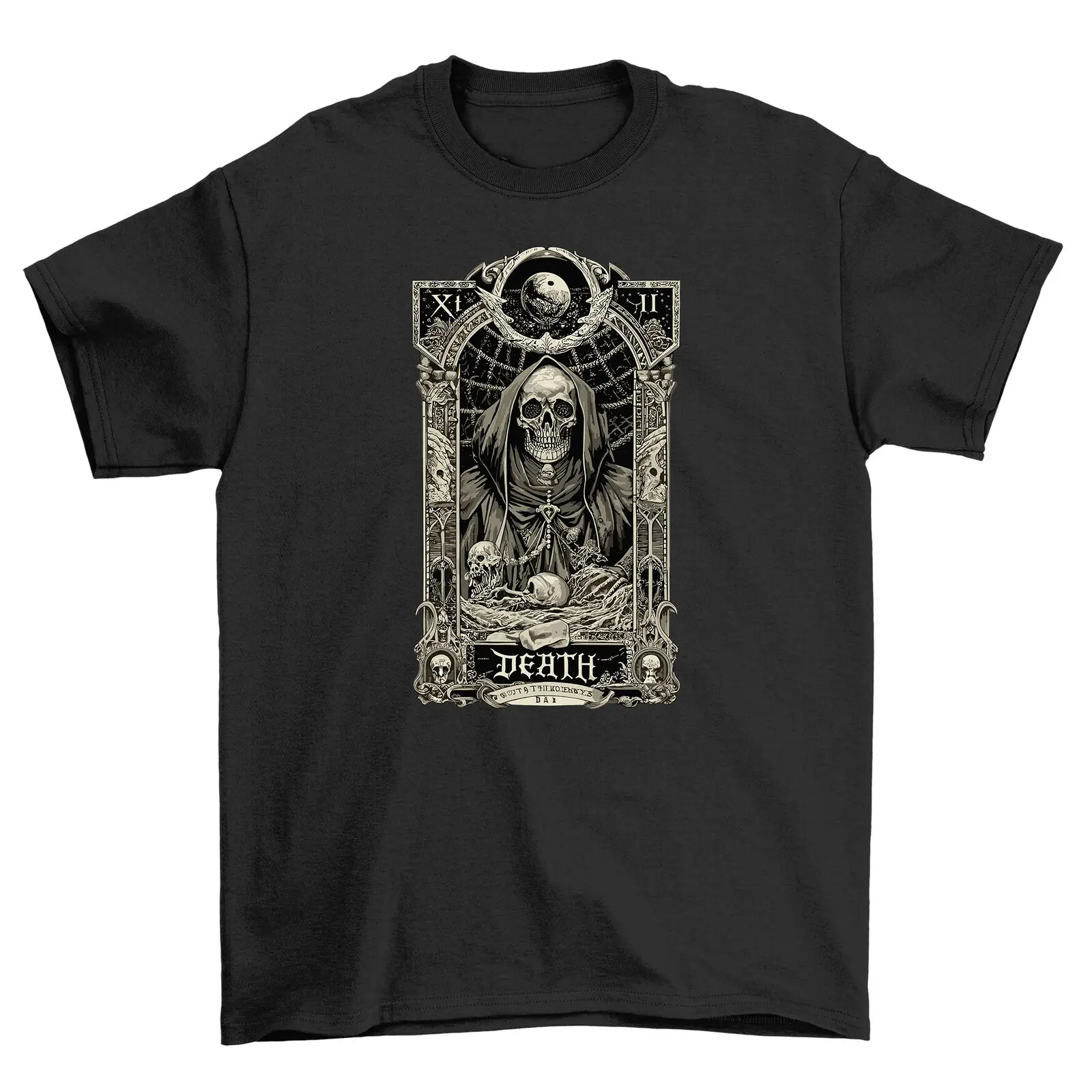 

Gothic_73 Tarot Card T-shirt - Channeling Mystical Vibes! Unisex Printed Design,