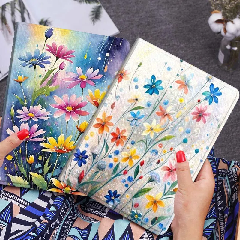 

Flower Leaf Art Popular Gift For Xiaomi Redmi Mi Poco Pad 2 5 6s 7 7s Ultra Pro Max 14 12.4 12.1 inch Soft Tablet Case