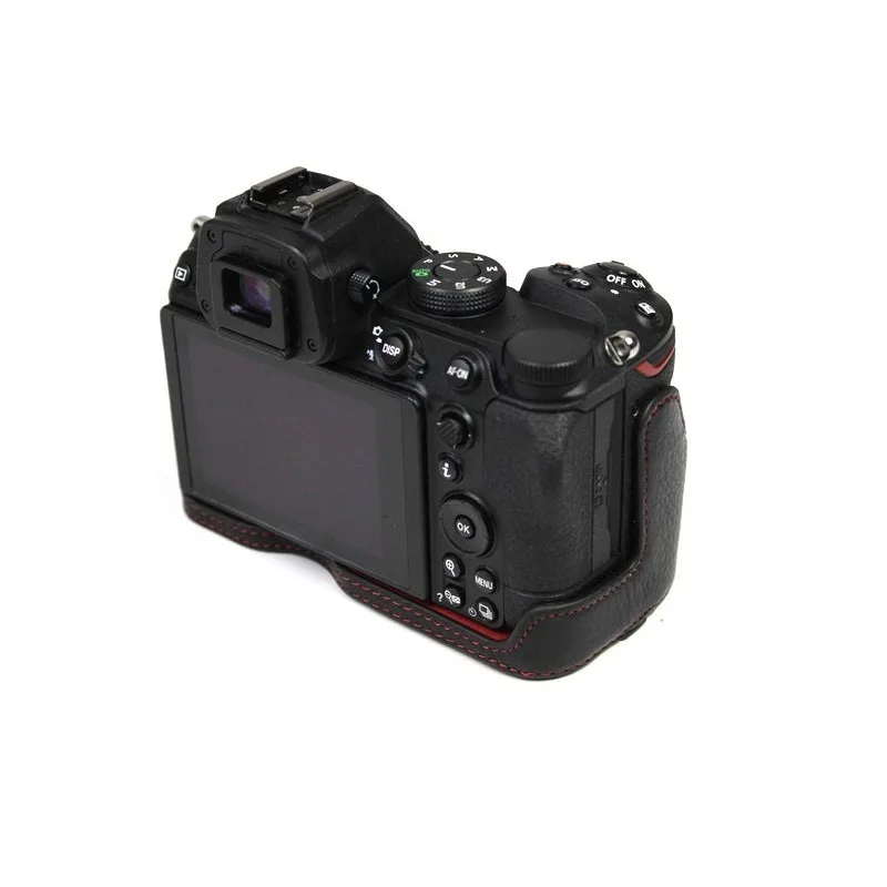 

Кожаный нижний чехол для камеры Nikon Z5 Z6II Z7II, сумка для камеры z7 z6, полунабор защитных чехлов