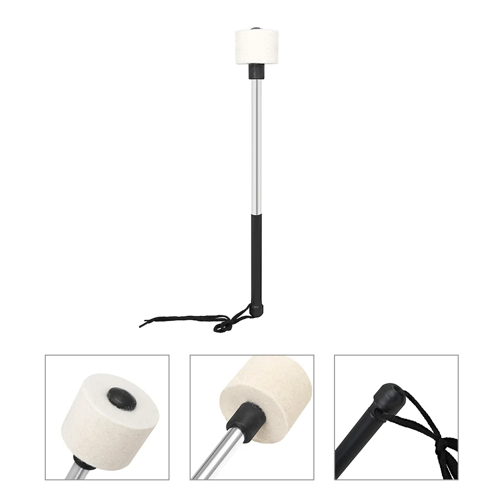 

Drum Hammer Concert Mallet Percussion Mallets for Snare Aldult Bass Steel Felt Sticks