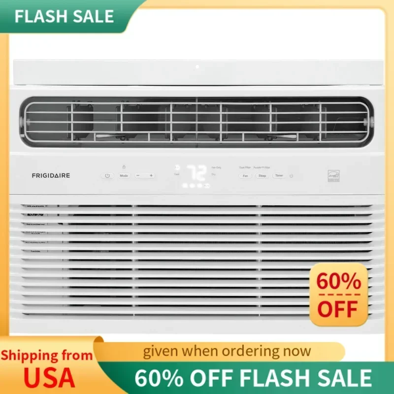 Qwfrigidaire fhwc064wb1 window air conditioner, 6,000 BTU electronic controls, White