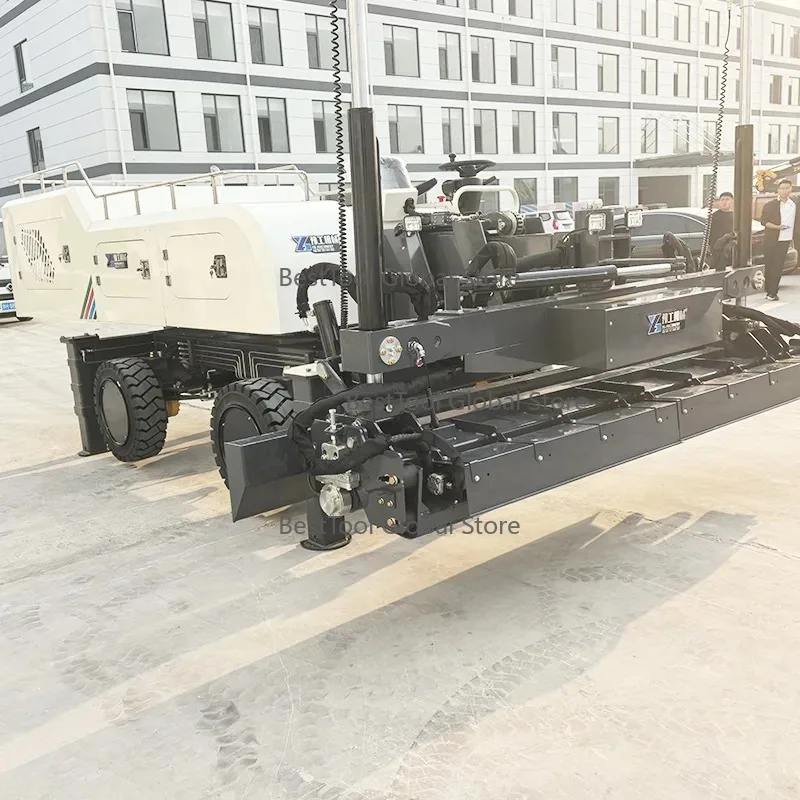 Au-tomatic 4 Whe-els Laser Con-crete Leveling Machine I-SO Certified Concrete La-ser Leveling Machine