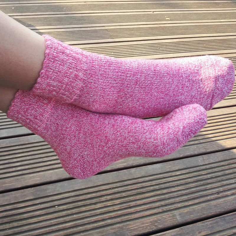 Spring Winter Sport Socks Women Thick Wool Socks Female Lovely Cute Warm Soft Fitness Gym Cycling Yoga Socks Lady 934550