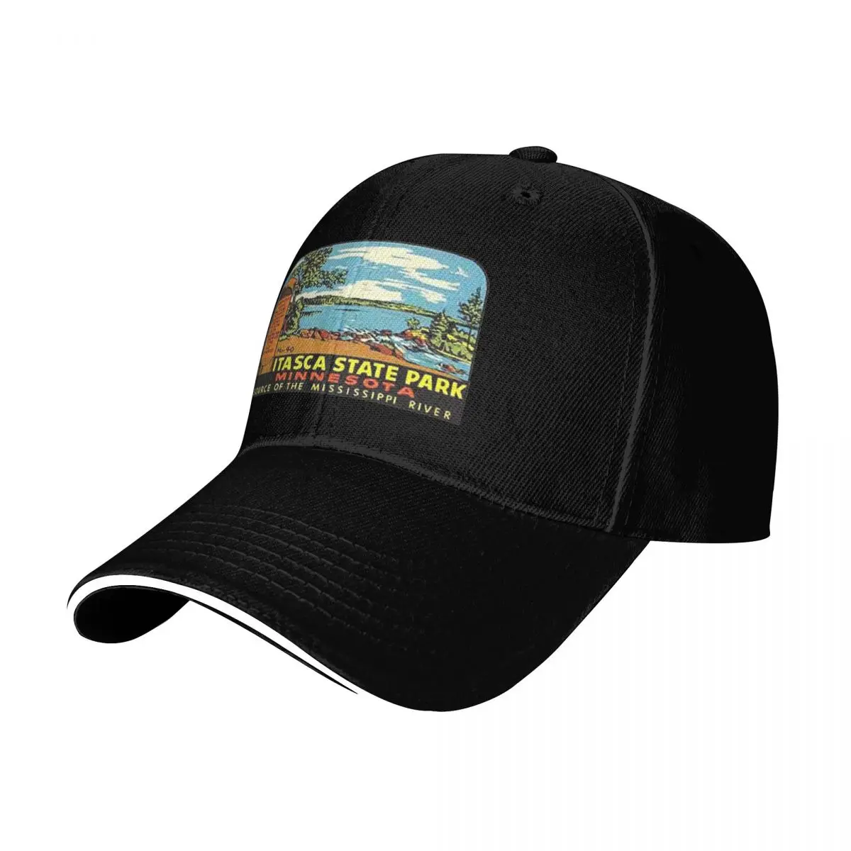 Itasca state park Baseball Cap Snapback Flat Bill Strapback Dad Hat Six Panel Structured Crown