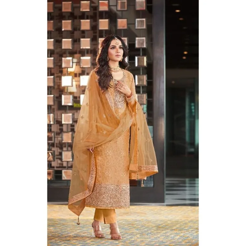 Eid Ramadan Party Wear Stylish Salwar Kameez Trouser Pant with Dupatta Dresses