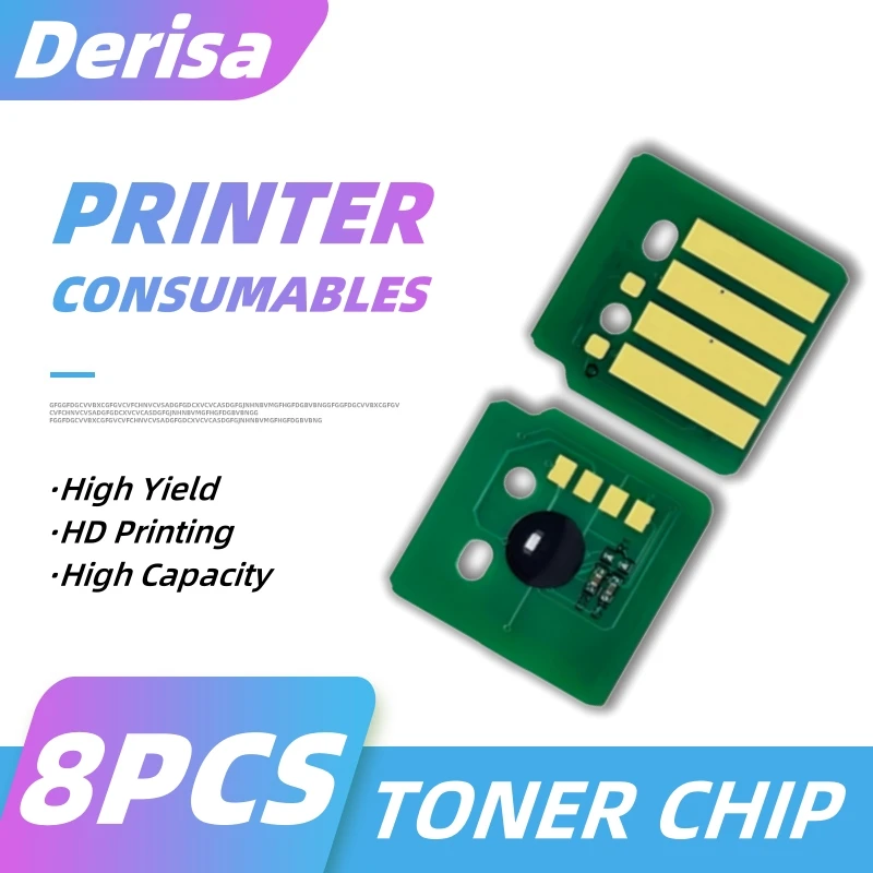 

Derisa 8 шт. 006R01693 006R01694 006R01695 006R01696 чип картриджа с тонером для Xerox DocuCentre SC2020 SC2020NW SC 2020 2020NW