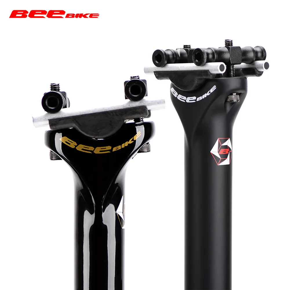 

BEE Bike Carbon MTB Seatpost Mountain Bike Seat Tube 27.2/31.6mm Ultra-light Gloss/Matte Road Bicycle Seat Post