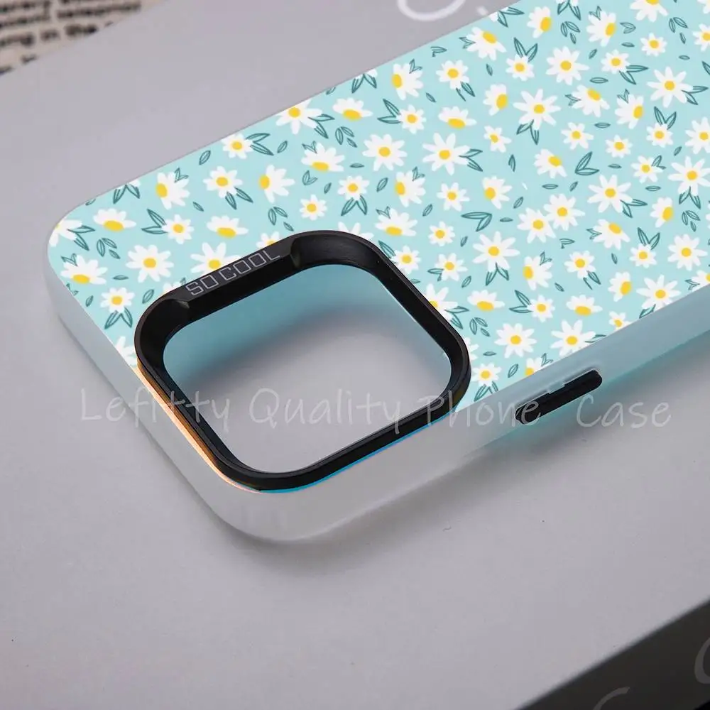 الفاكهة الخضراء الزهور شظايا جراب هاتف آيفون 16 15 14 13 12 11 برو ماكس ماتي أورورا متعدد الألوان الليزر التدرج Funda #2