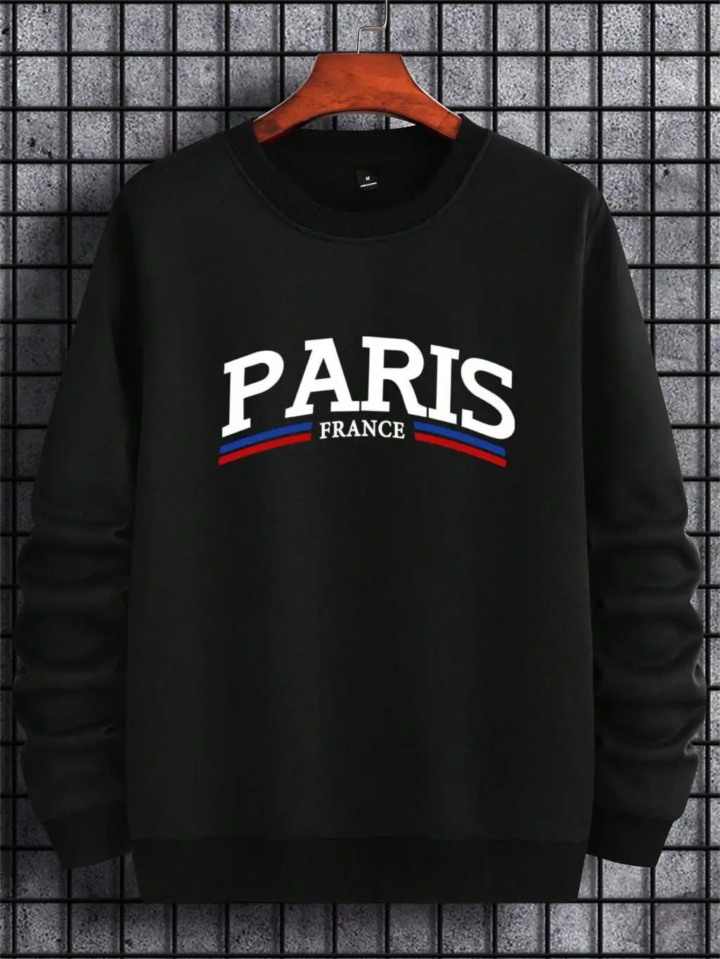 Paris France Letter Print Men Hoodie Street Tide All Match Sweatshirts Casual Fashion Comfortable Hoodies Crewneck Pullovers Top