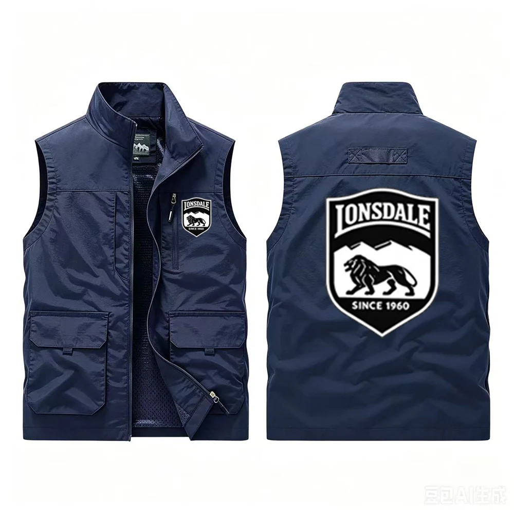 Emergency Management Vest Work Clothes LONSDALE Advertising Safety Rescue Vest Standard Hidden Work Clothes