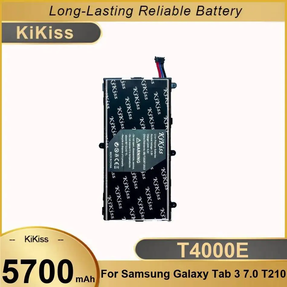 

Аккумулятор для планшета T4000E 5700 мАч для Samsung Galaxy Tab 3 7,0 SM T210 T211 T215 GT P3210 P3200 SM-T210 SM-T211 T217 T2105