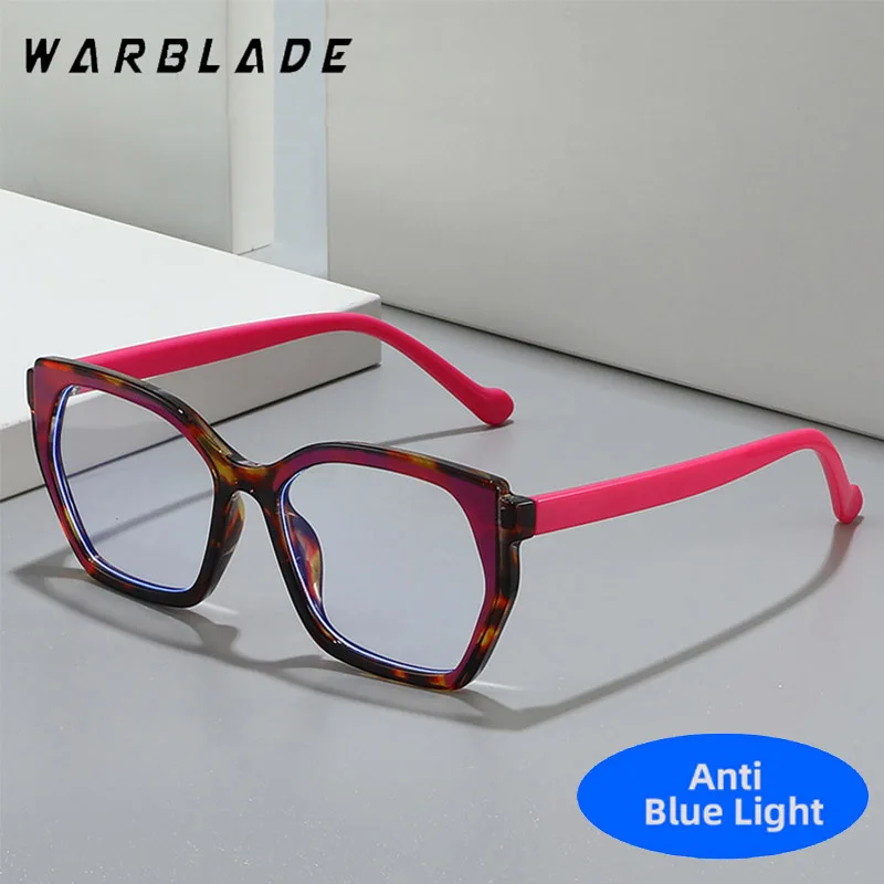 

Y2K TR90 Vintage Anti Blue Light Blocking Optical Cat Eye Glasses Women Luxury Brand Designer Myopia Prescription Eyewear Frame