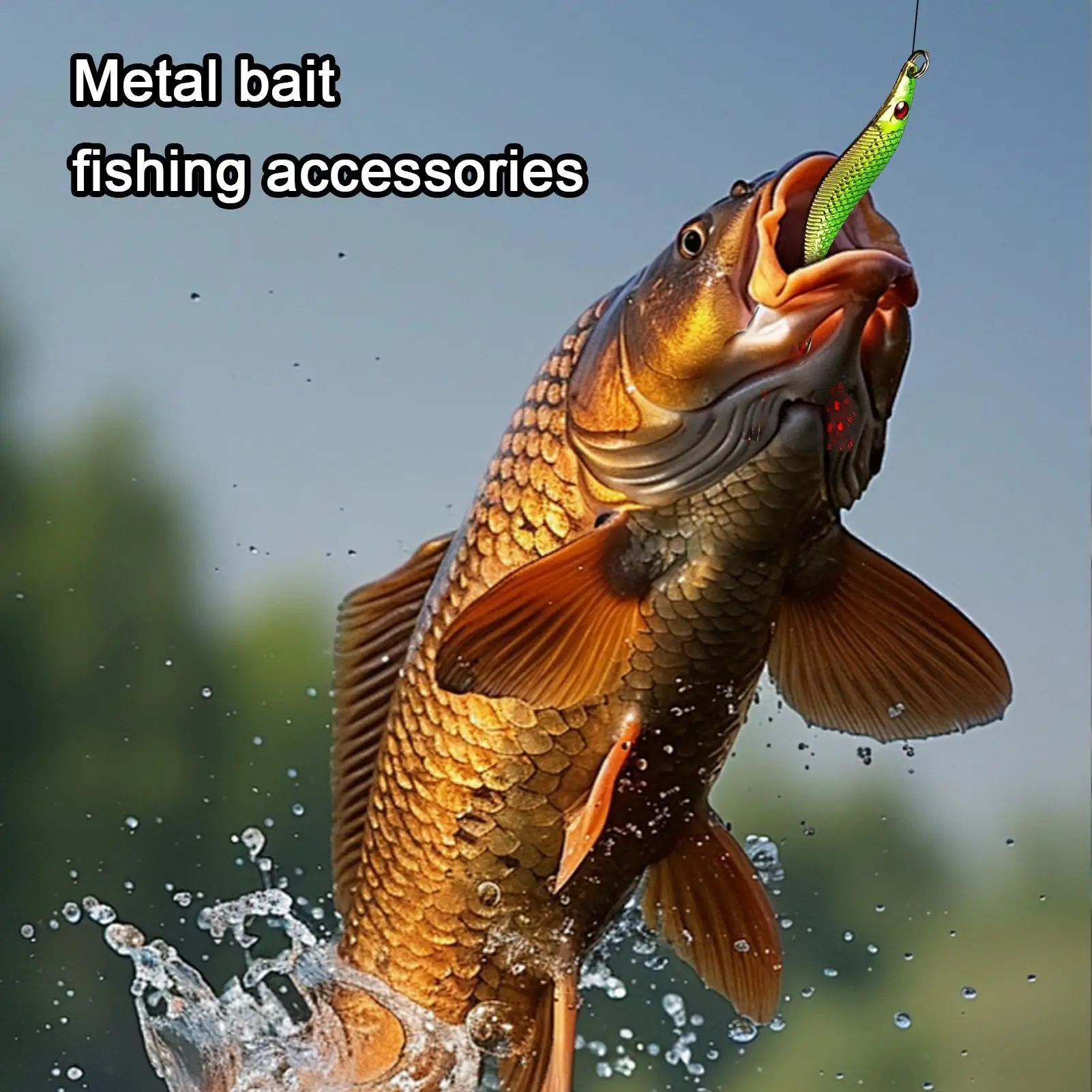 

5pcs Fishing Swimbaits Metal Spinners S Shape Sequin Fishing Lures Baits For Bass For Lake River Saltwater Freshwater