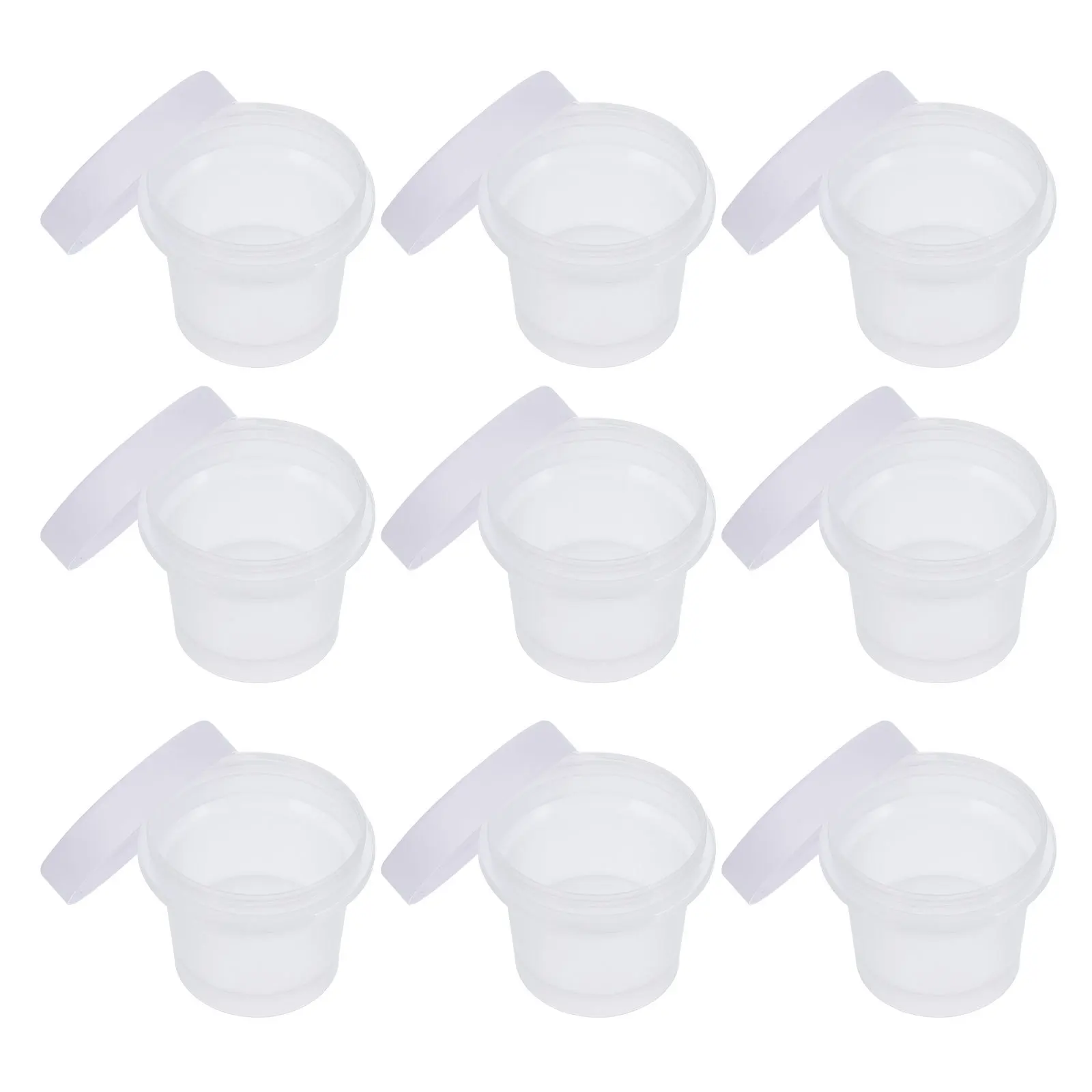 

20Pcs Pudding Packaging Cups Disposable Dessert Containers with Lids for Ice Cream Jelly Mousse Yogurt Snack Storage Compact