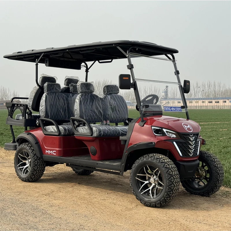 Hot Sale Wholesale MMC 48/60V 5KW AC Motor Four Enclosed Off Road 6 8 Seater Electric Golf Carts