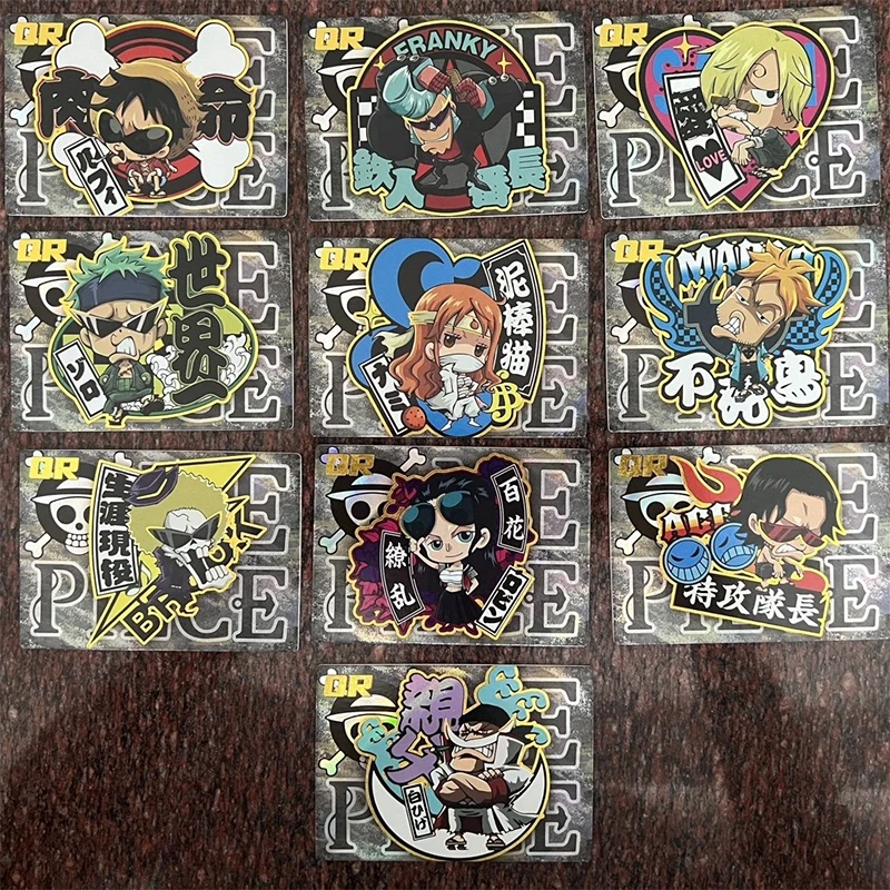 Crown Card One Piece QR PTR LR Card Edward Newgate Trafalgar D. Water Law Rare Collection Card Christmas Birthday Gift Game Toys