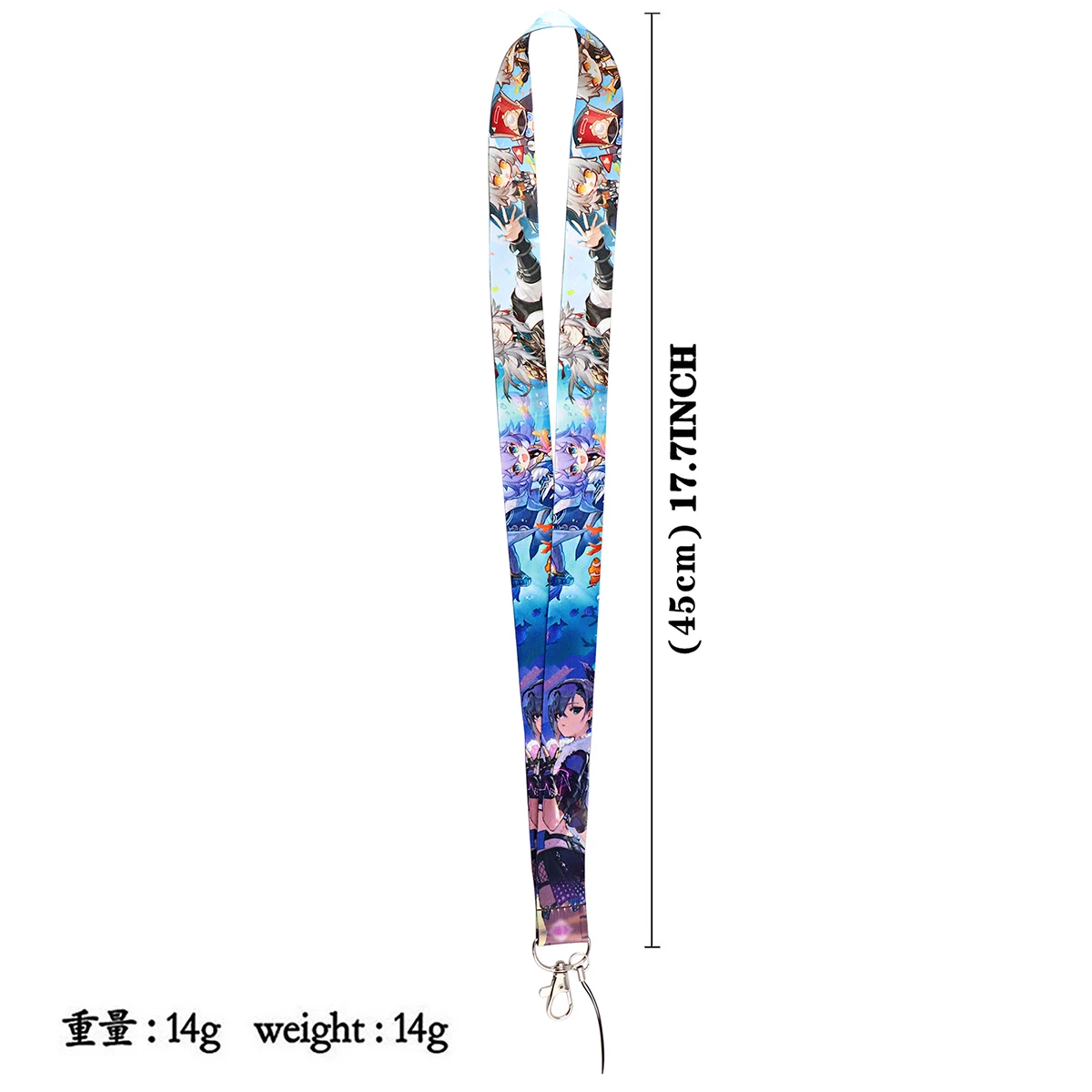 Game Honkai: Star Rail Lanyard for Key Neck Strap ID Badge Holder Keychain Men Women Key Holder Hang Rope Keyrings Accessories