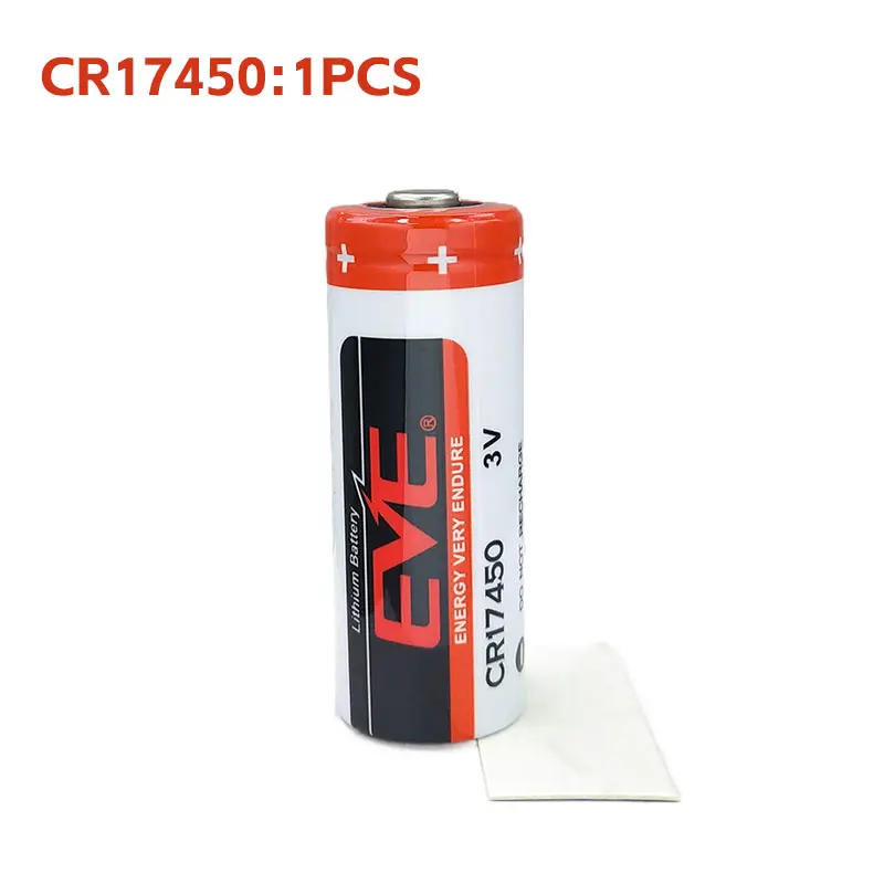 La batterie primaire EVE CR17450 3V est utilisée pour les détecteurs de fumée, les compteurs d'eau et les servomoteurs PLC