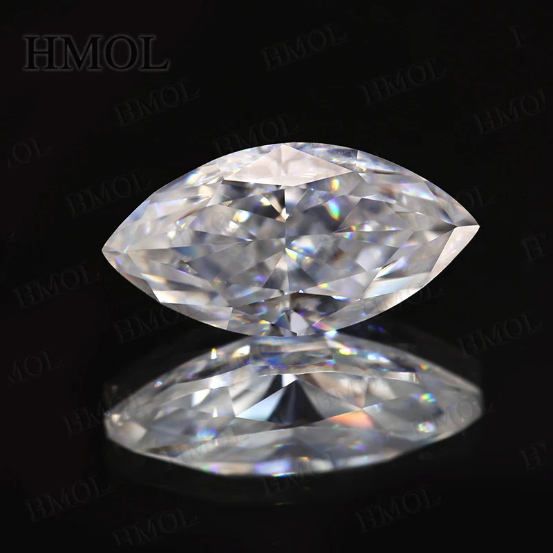 

New Moissanite Wholesale Price [Marquise Shape] Loose Stone Crushed Ice Cut D Color VVS1 Beads for Jewelry Making Chic Gems DIY