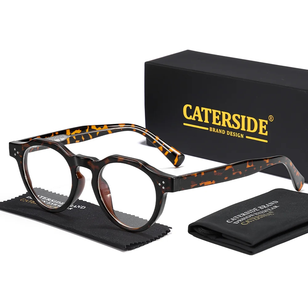 

CATERSIDE женские оптические очки с защитой от синего света, круглая оправа, простые и модные очки, мужские винтажные очки в подарок на праздник