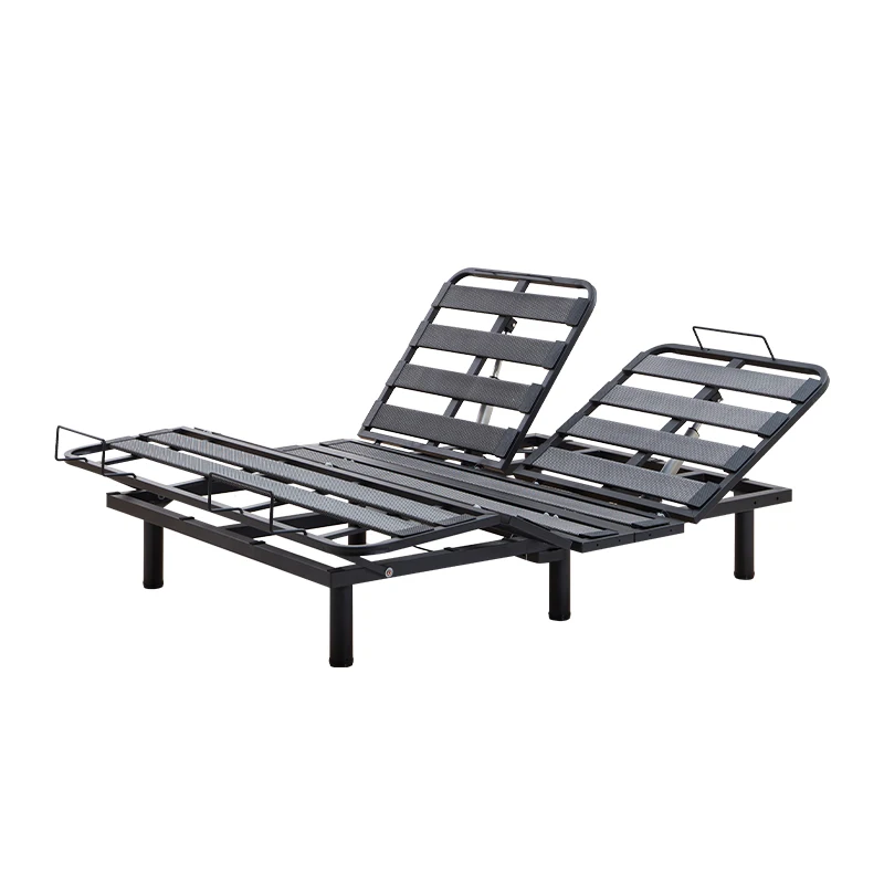 Chinese manufacturer adjustable bed frame, wireless remote control bed frame with APP, adjustable metal base hardware bed frame
