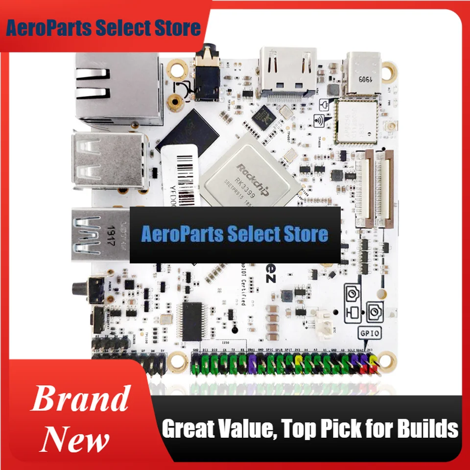 AeroPartsLeez SBC P710 Rockchip RK3399 Android 9.0 Cotex Six Core SBC/Single Board Computer 4GB+16GB With Ubuntu Debian