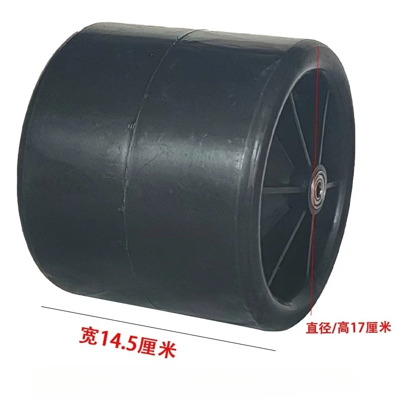 Two Wheel Transport Cart Wheel with Bearing, Fruit Picking Garden Trolley Replacement Parts