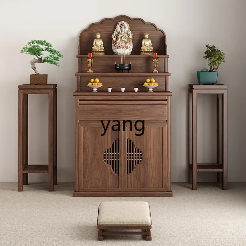 xyy modern simple table incense case household solid wood Buddhist platform Buddhist niche stand cabinet Shentai cabinet