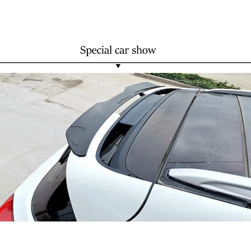 Hatchback rear roof lip spoiler wing Universal Car spoiler Rear Roof Lip Spoiler Wing ABS Decoration Strips Fit Hatchback Car