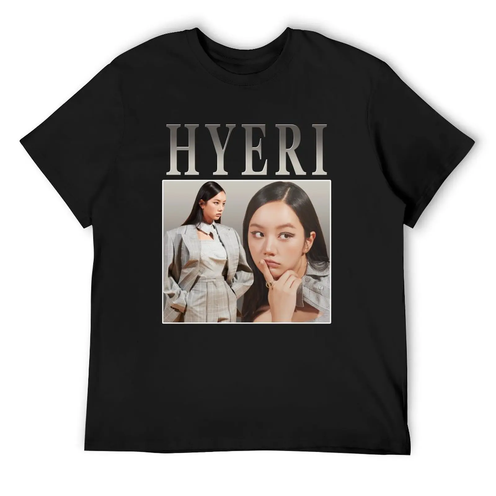 

Lee Hyeri Homage T-Shirt quick drying anime t shirts plus size clothes T-shirts for men cotton