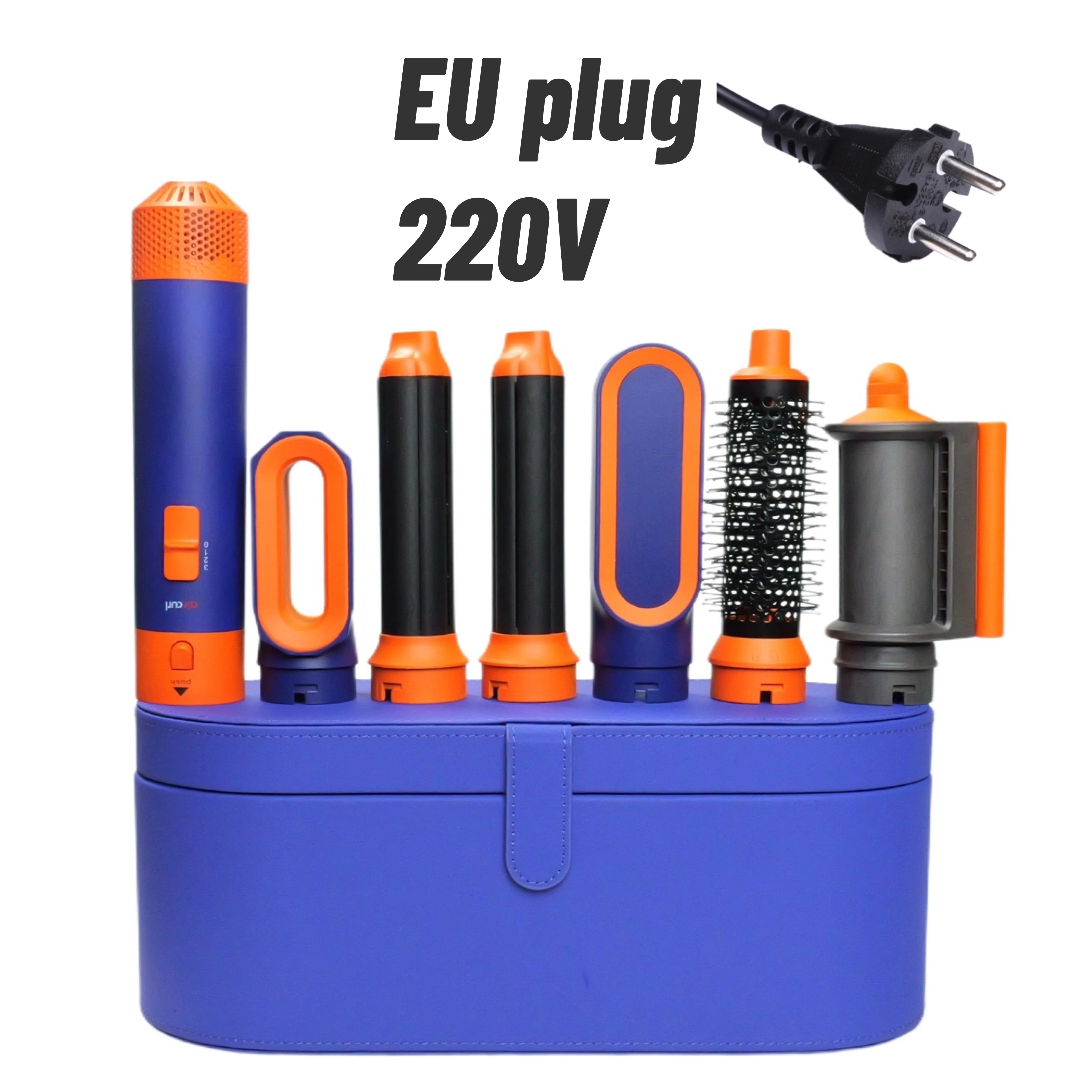 6 in 1 haarstyler Nieuwe gladde föhn voor haar 6 in 1 haarstyler met curlington Heteluchtborstel Stylingtool MultiStyler