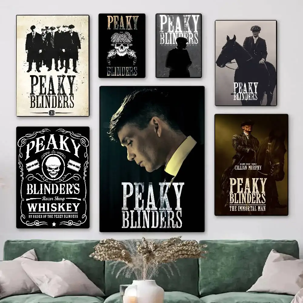 1pc Classic Tv P-Peaky Blinders Posters HD Print Vintage Wall Art Decor for Home Study Room