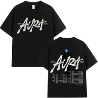 2025 Rapper Maka Aura Tour Merch T-shirts Men Women Fashion Vintage T-shirt Casual Cotton O-Neck Short Sleeve T Shirt Streetwear