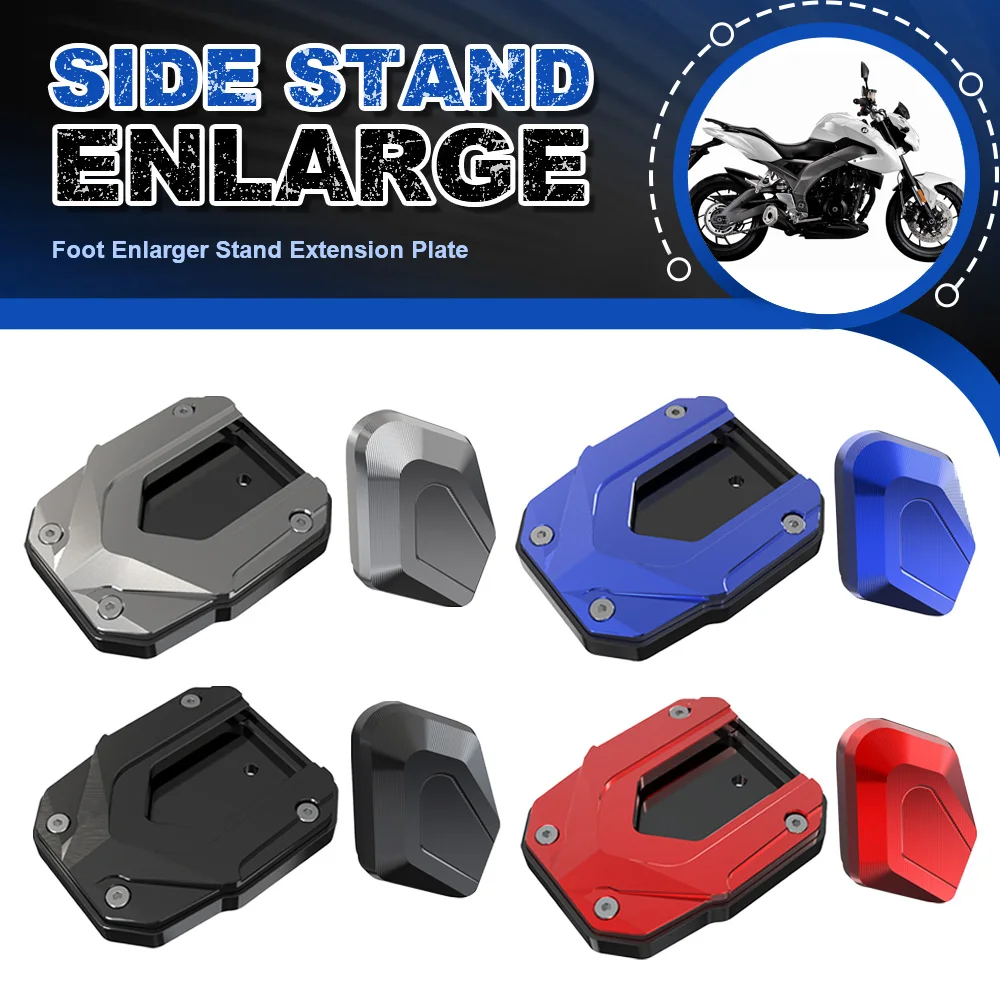 

FOR BMW C400GT C400X C400 X / GT Motorcycle Accessories Side Stand Enlarger Kickstand Enlarge Plate Pad Aluminum For VOGE SR4Max