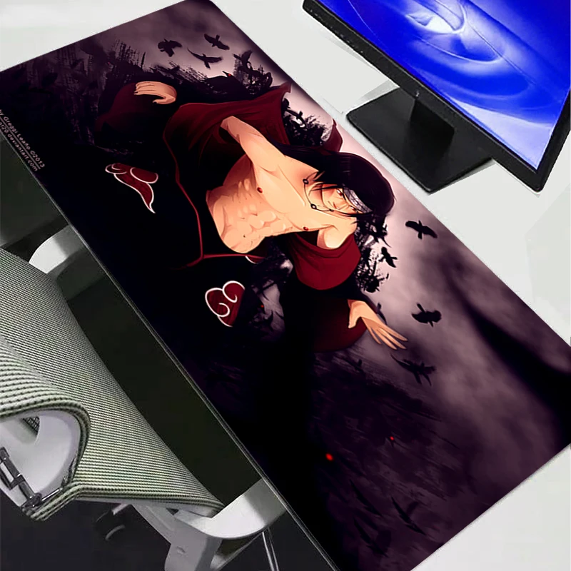 Large Mouse Pad Pc Speed For e-sports Players 800x300 Laptop Computer Keyboard  Desk Mat Xxl Japan Anime Naruto Mousepad