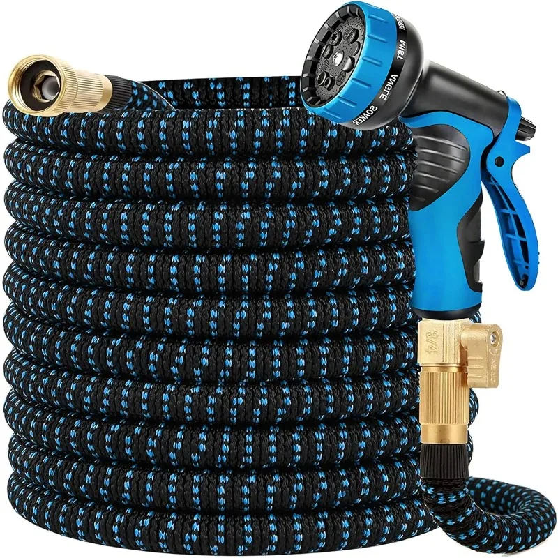 

Expandable Garden Hose 75 ft with 10 Function Nozzle Sprayer, Lightweight & No-Kink Flexible Water Hose with Durable