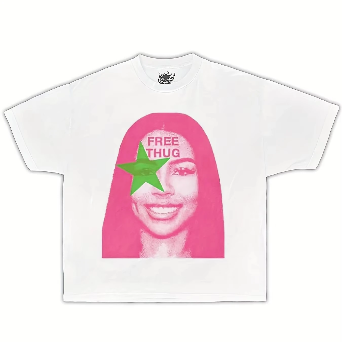 Box‑Dyed Hip‑Hop Y2K Style Unisex T‑Shirt Summer New Street Fashion Short Sleeve Casual Tops
