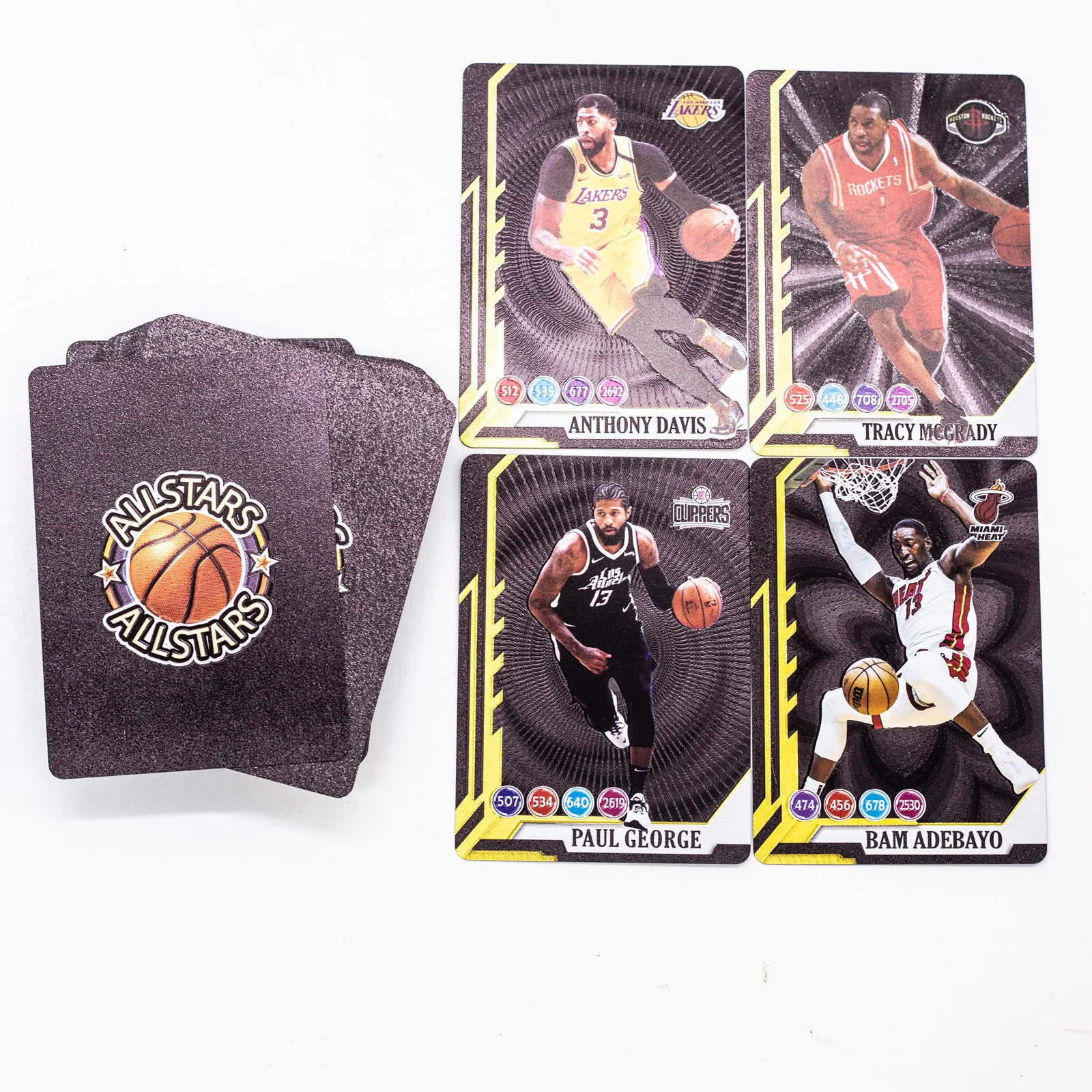 Basketball All Star Cards Sports NBA Card Collection Gold Black TCG Board Games Toy Gifts