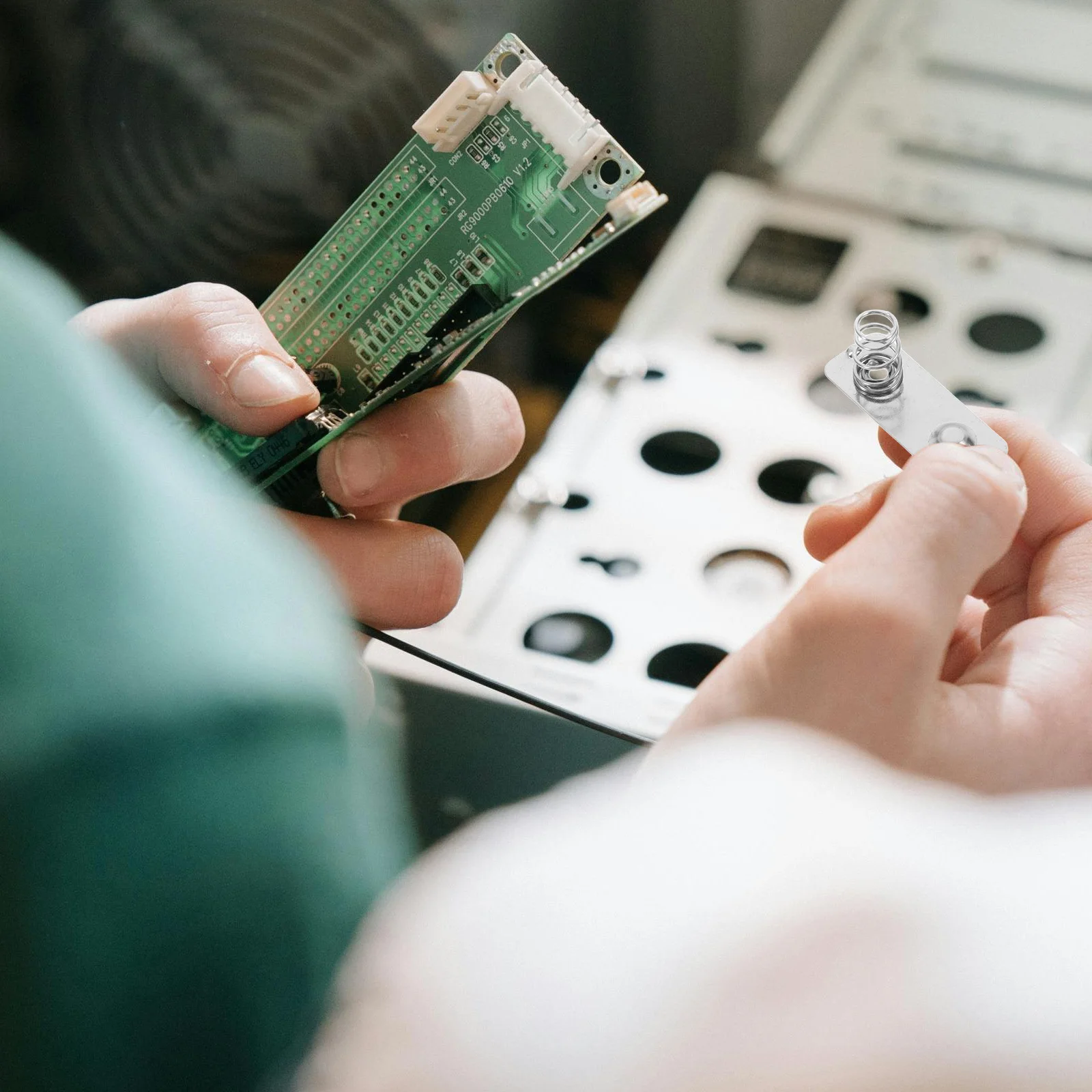 

10pcs Box Spring Contact Plate Silver-Plated Metal Replacement For Aa Terminal Stable Connection Easy