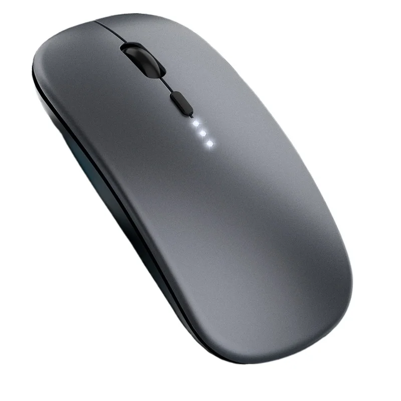 

Rechargeable silent dual-mode Bluetooth power display luminous wireless mouse
