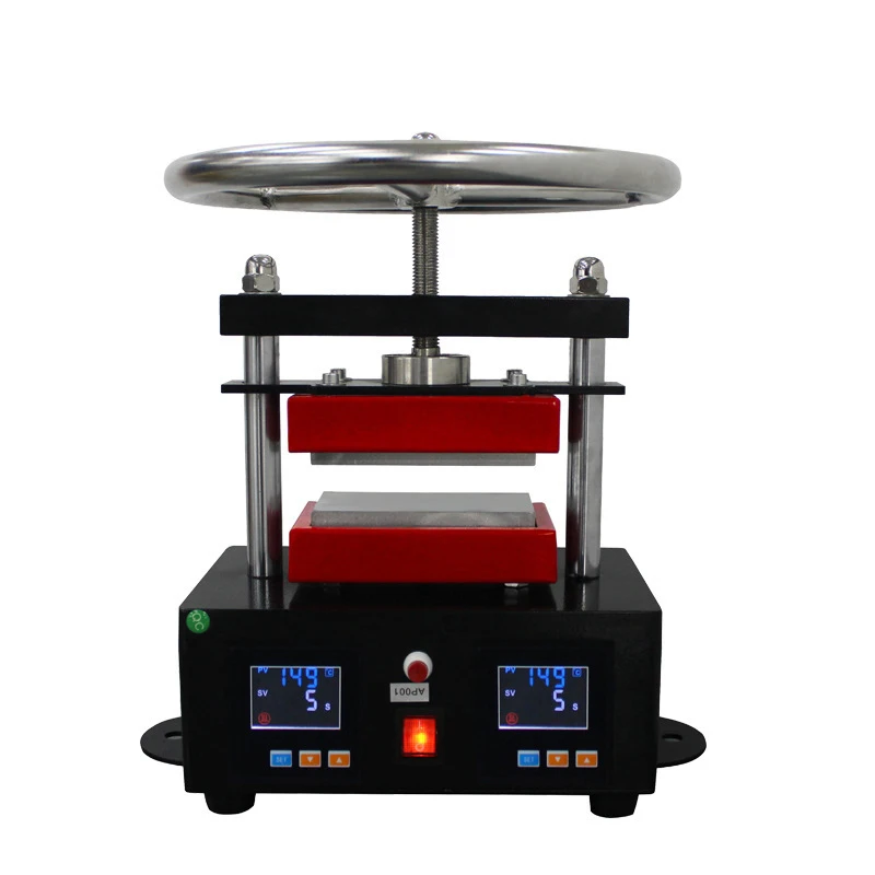 Imagem -02 - Pressão Manual Rosin Press Trocador de Calor Placa Superior e Inferior Hot Press Rosin Extração Ferramenta 110v 220v 800w Ck220 Alta