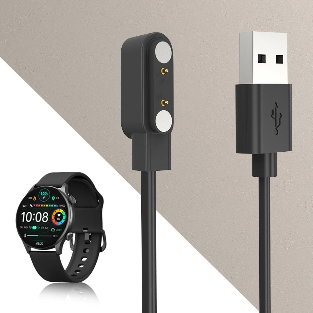 

Запасной зарядный кабель USB 60 см, магнитный зарядный шнур, аксессуары для умных часов, зарядная линия для HAYLOU Solar Plus RT3 LS16