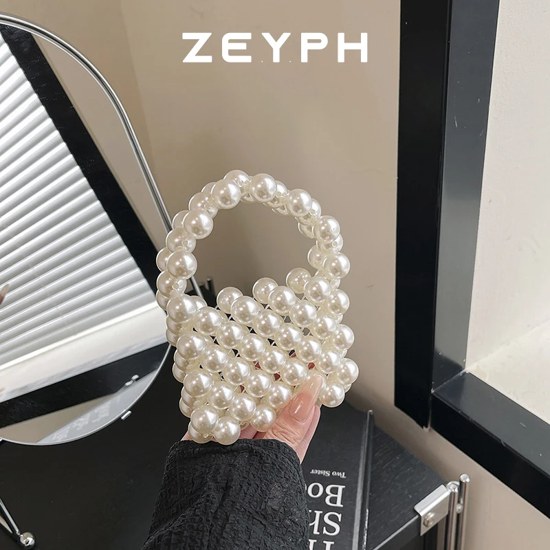 

Zeyph Luxury Exquisite Big Pearl Designer 2025 Women s Small Tote Bag Dinner Bag Pearl Bag
