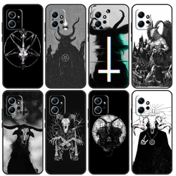 Devil Satan Dark Art Case For Xiaomi Redmi 13C 12C 9C 10C 12 Cover For Redmi Note 10 9 8 11 12 Pro 12S 11S 10S