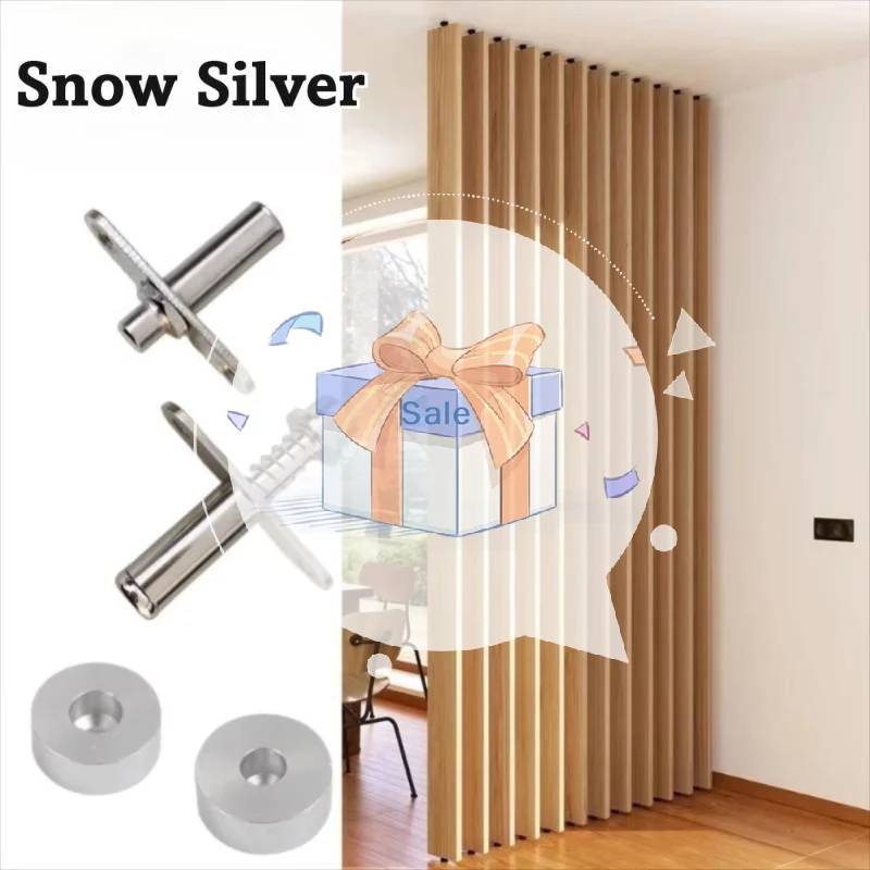 360 Degree Rotation Pivot Hinge Set Adjustable Heavy Duty Anti-Rust for Commercial Space Glass Screen Partition Use
