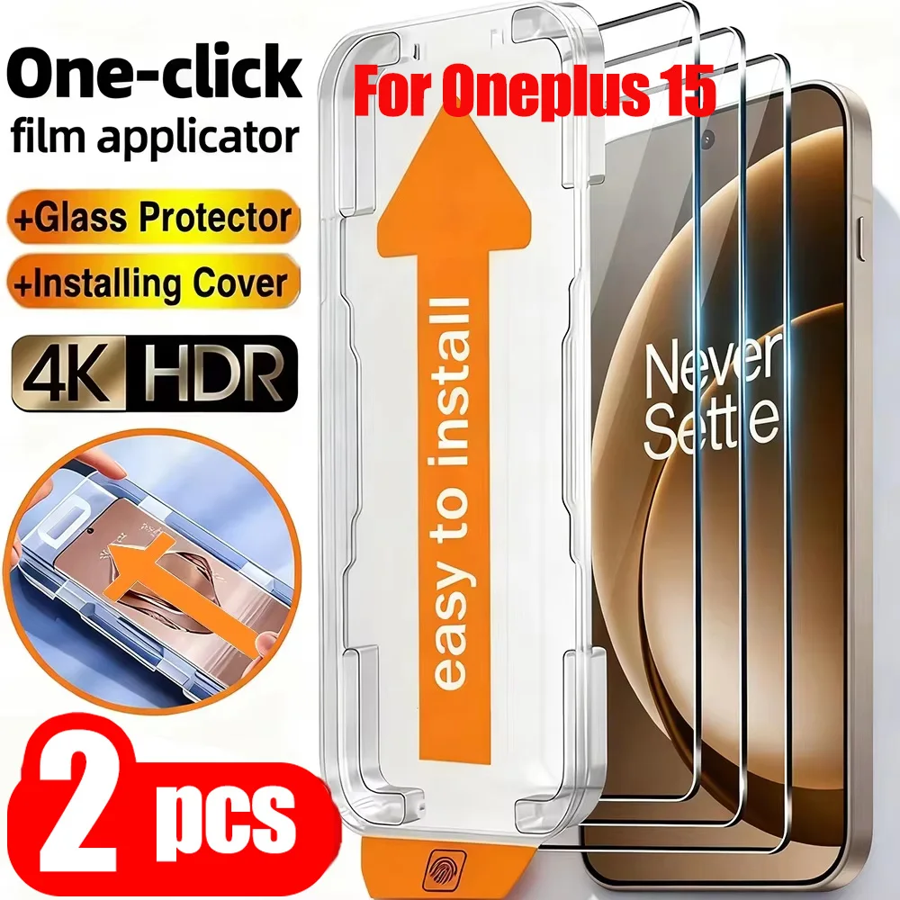 2 Stück 8k Ultra HD Displayschutzfolie für Oneplus 15 Panzerglas 15R 15T 10T 10 9 8 Pro 11 13 12 12R 13R 13T 13S 10R Nord 4 3 6