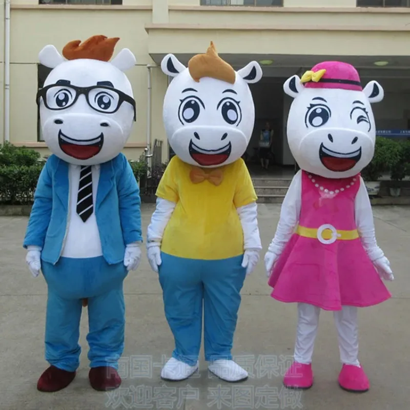 

Horse Mascot Costume High Quality Fancy Dress Christmas Cosplay for Halloween party event