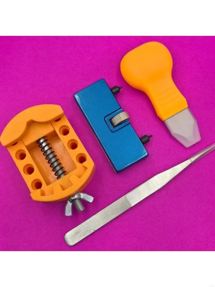 

Portable 4Pcs Watch Servicing Toolkit Suitable For Various Watch Brands And Models