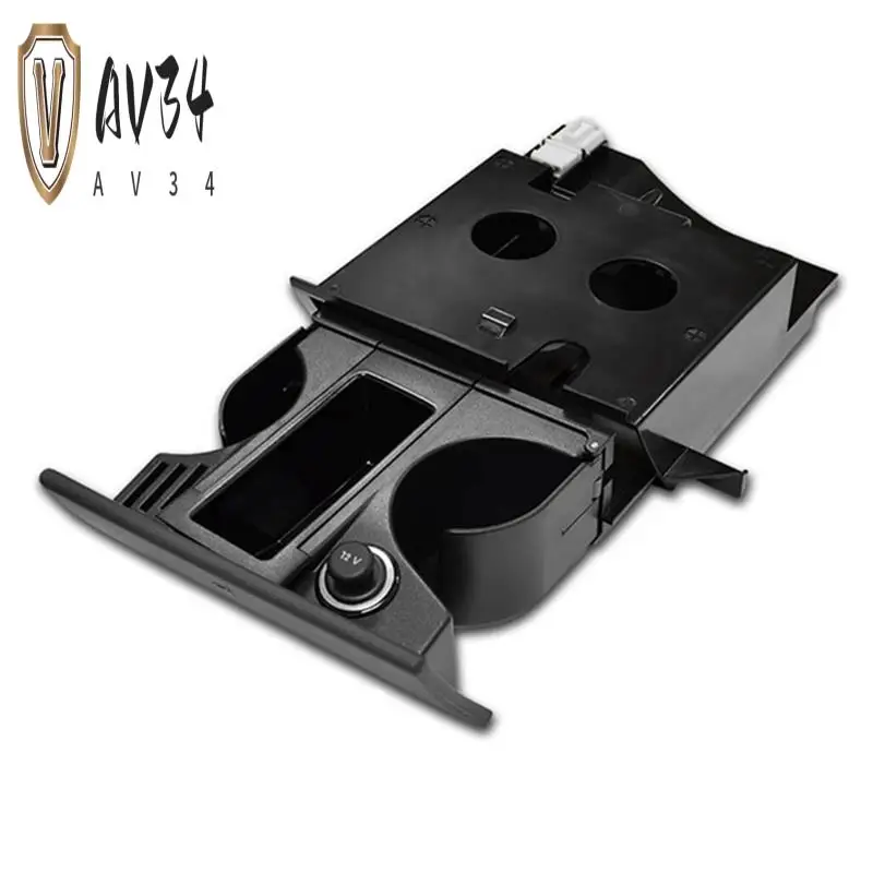 

AV34-RHD For VW T5 Transporter Ashtray Front Drink Water Cup Coin Drink Holder Cup Holder Right Drive